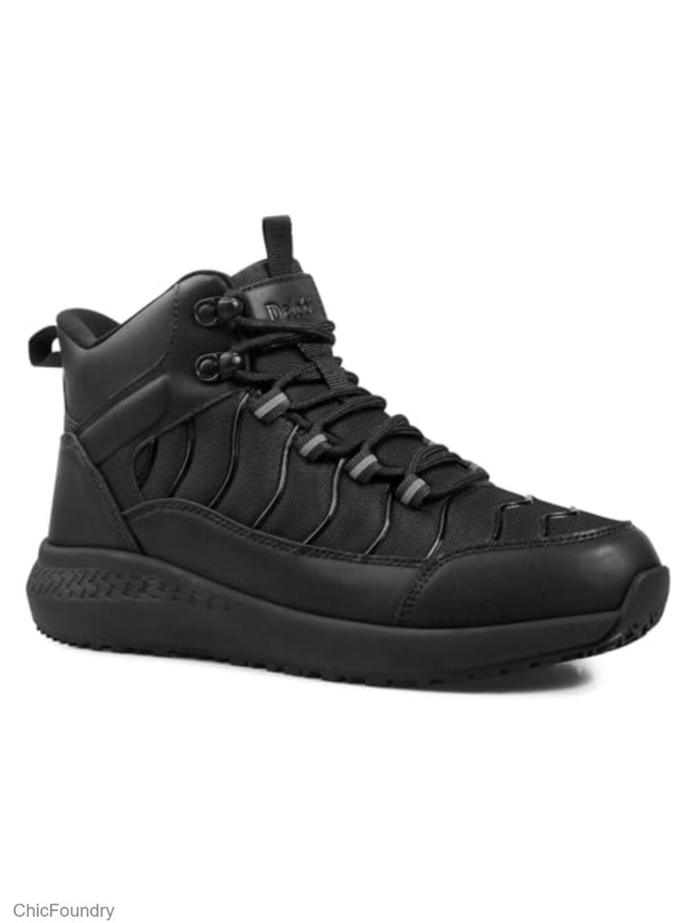 Women's Waterproof Slip Resistant Work Boots Ankle Support Oxford Fabric Non
